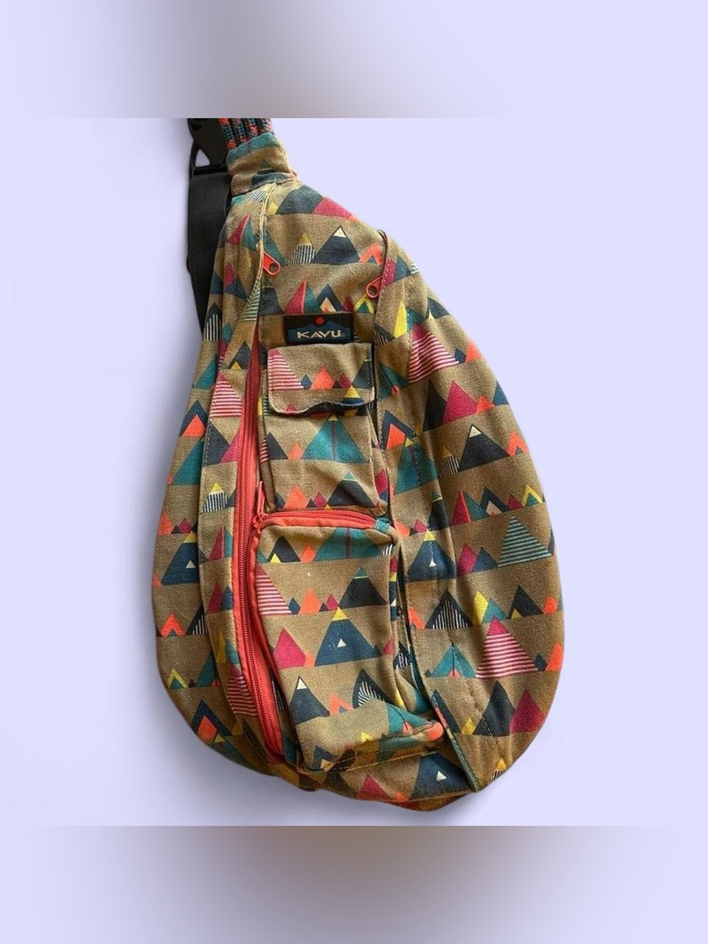 Kavu Outdoors Tipi Print Crossbody Bag